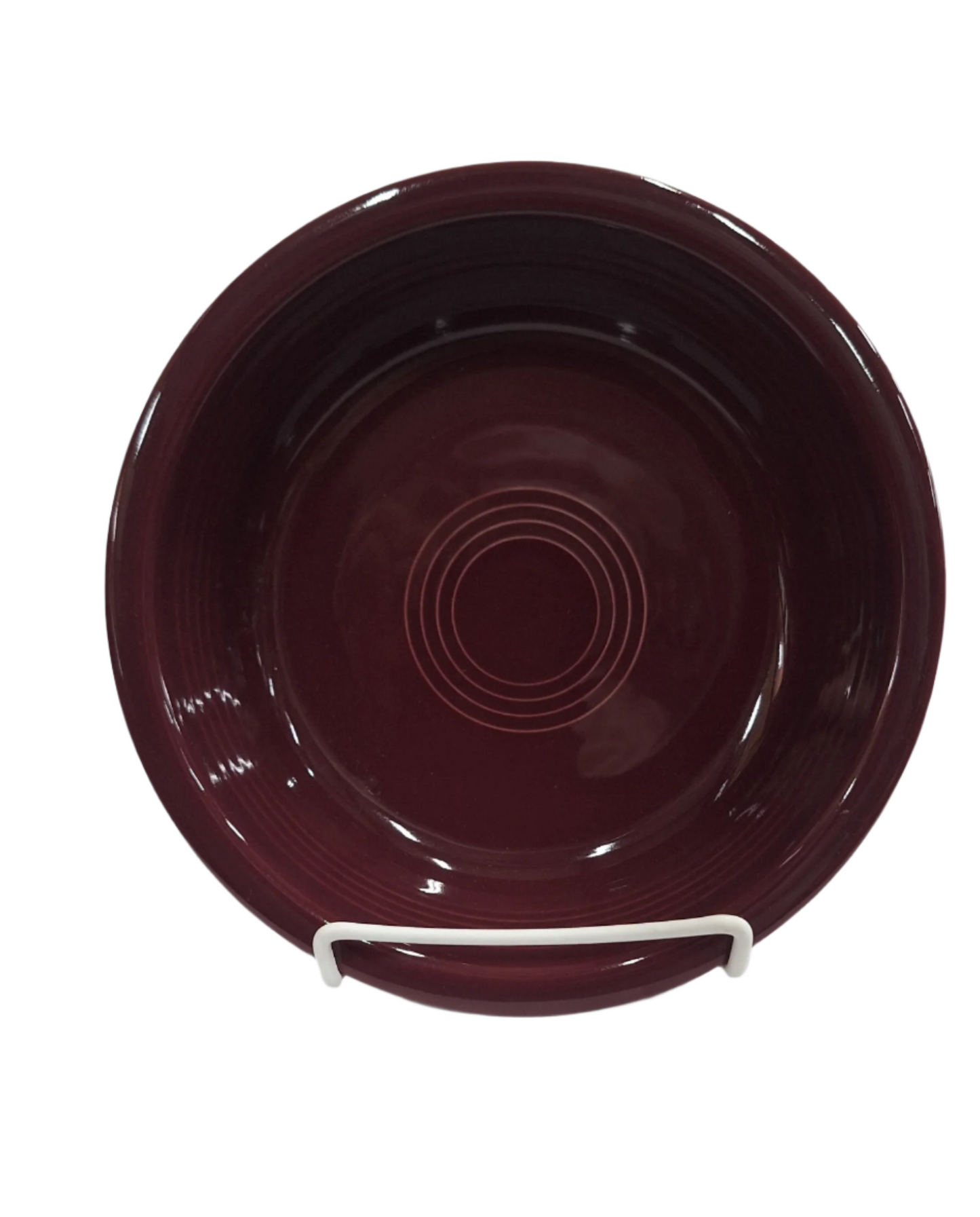 Fiesta Claret Classic Rim 6 7/8 inch Medium bowl Height 1 7/8 inch holds 19 oz