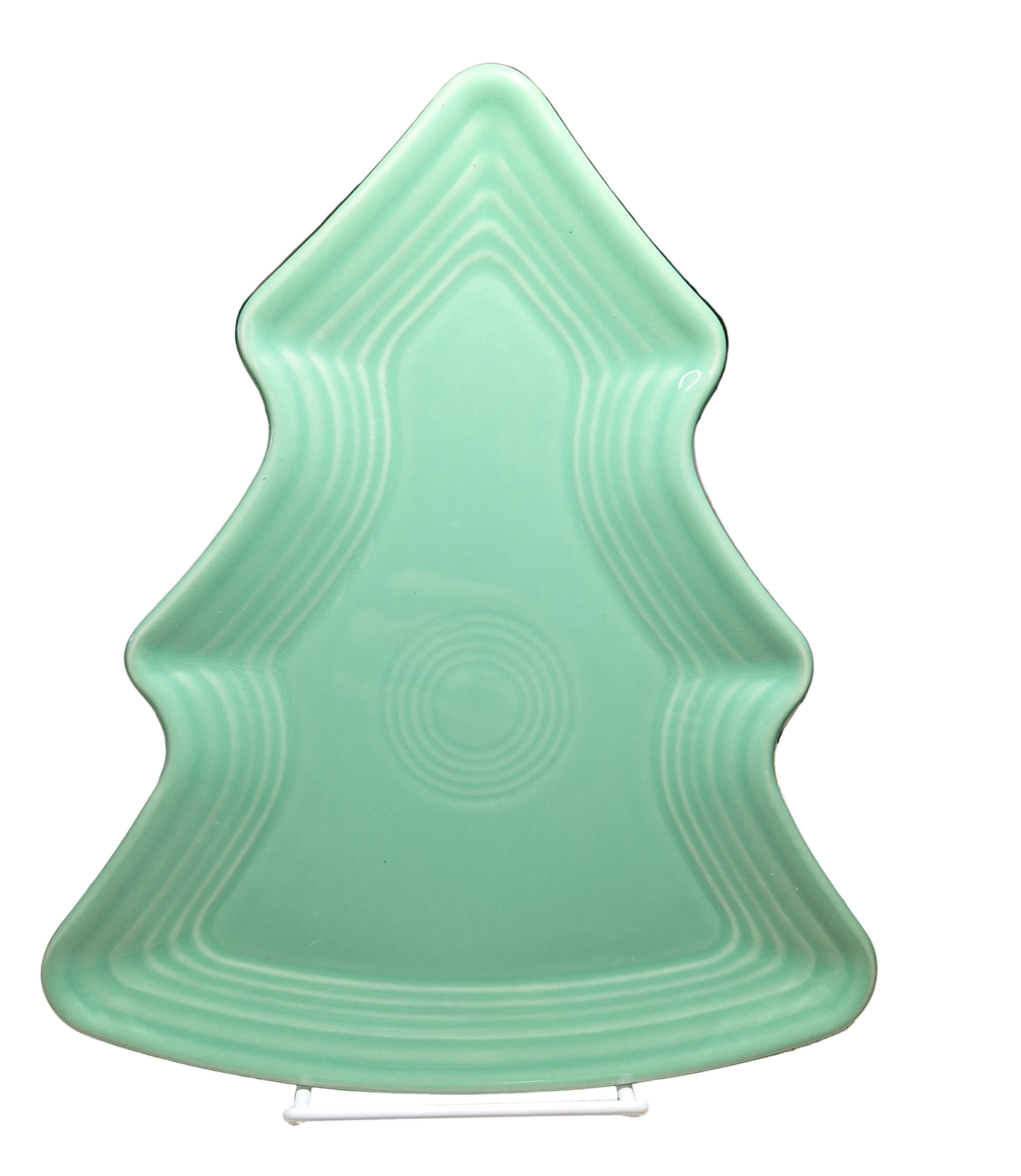Fiesta Meadow Christmas Tree shaped plate