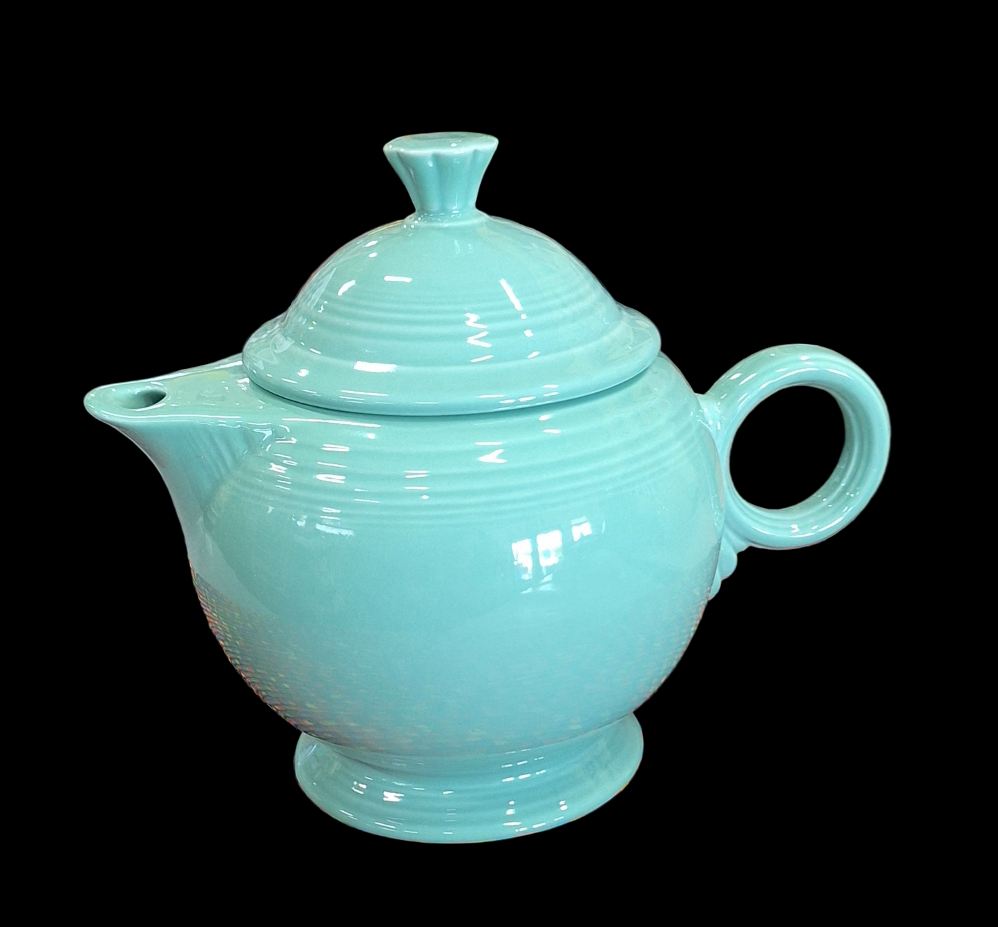 Fiesta Seamist Large Covered Teapot Holds 44 oz.
