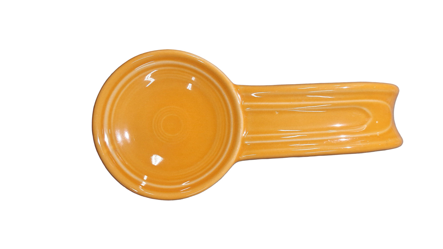 Fiesta Tangerine Spoon Rest 8 in.