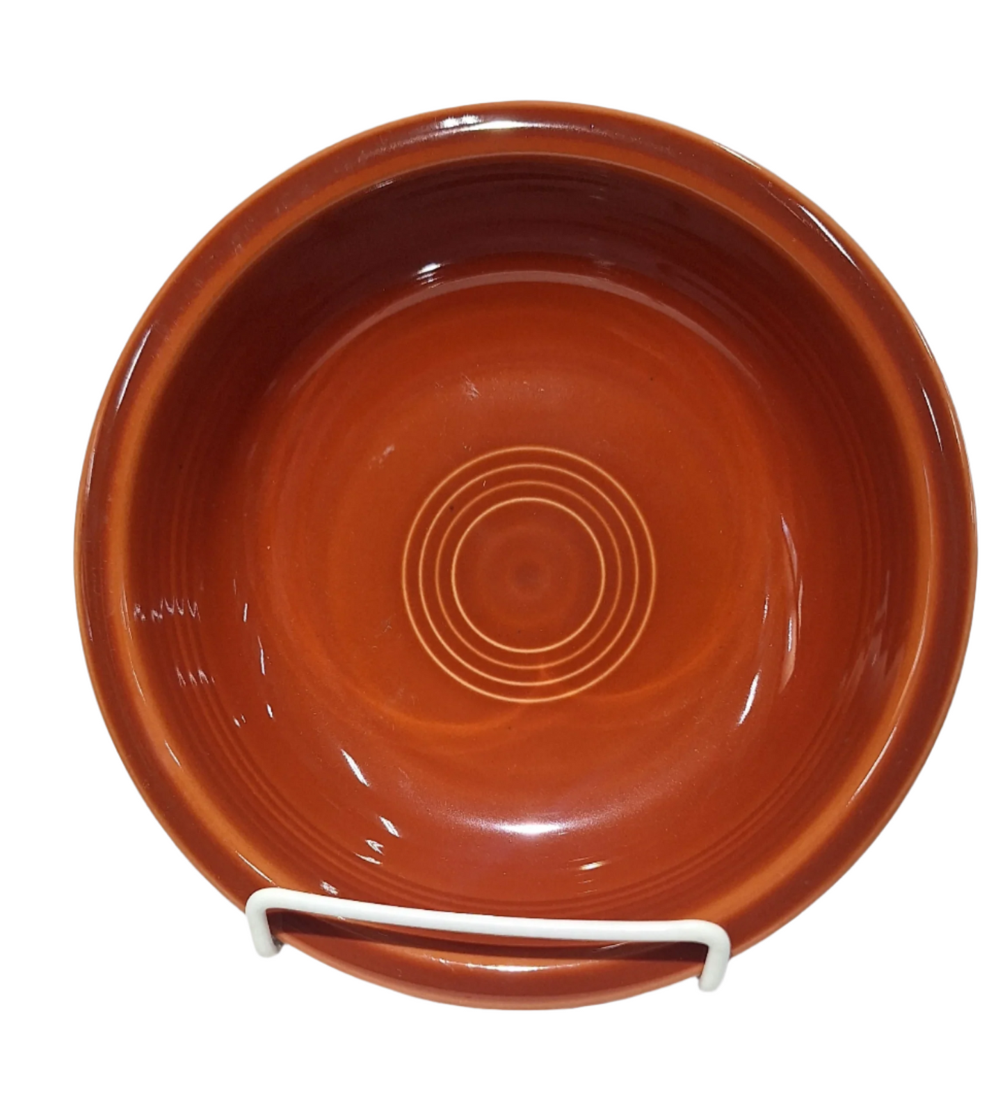 Fiesta Paprika Classic Rim 6 7/8 inch Medium bowl Height 1 7/8 inch holds 19 oz