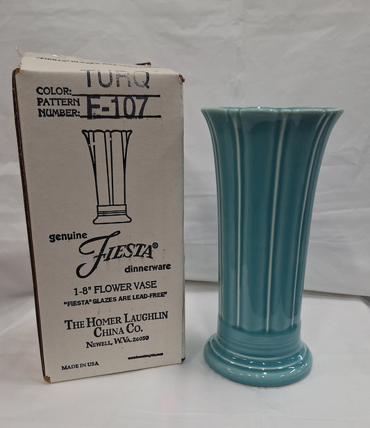Fiesta Turquoise 8 inch vase