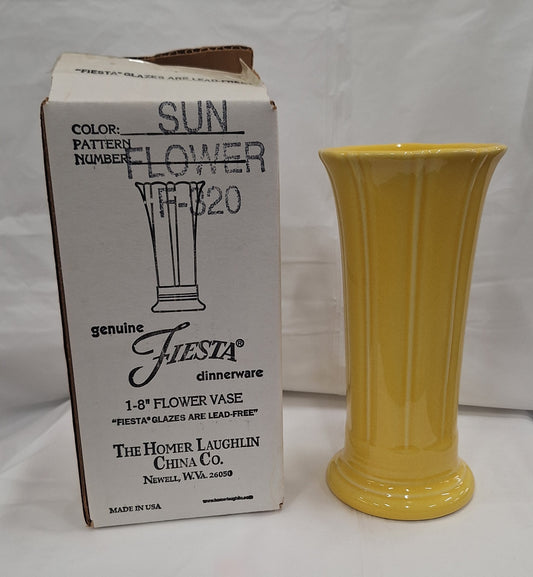 Fiesta Sunflower 8 inch Vase