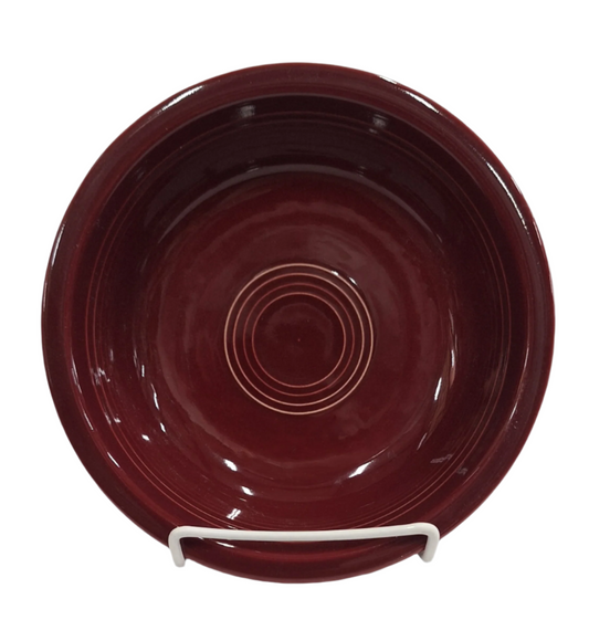 Fiesta Cinnabar Classic Rim 6 7/8 inch Medium bowl Height 1 7/8 inch holds 19 oz