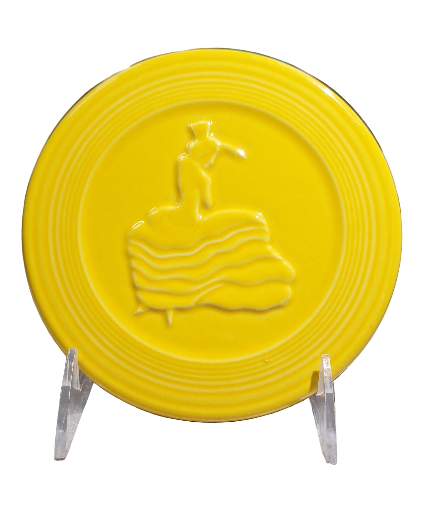 Fiesta daffodil 6 in Dancing Lady Trivet