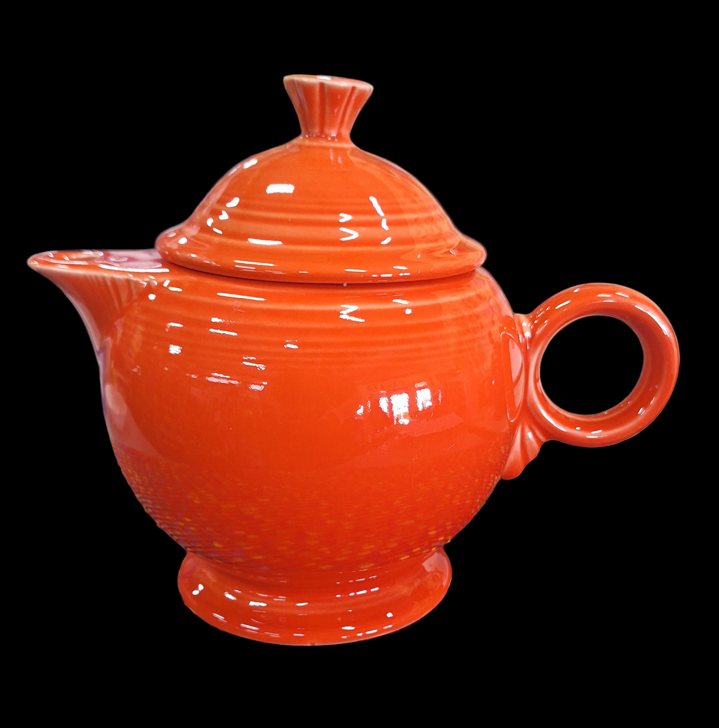 Fiesta Poppy Large Covered Teapot Holds 44 oz