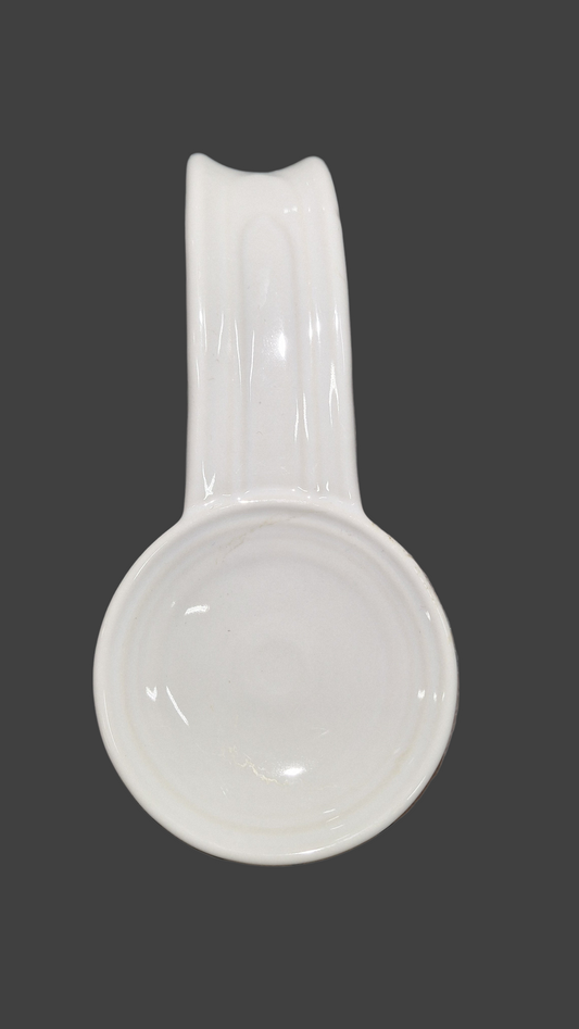 Fiesta White Spoon Rest 8 in.