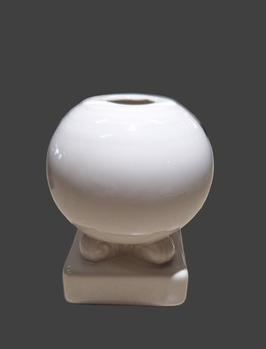 Fiesta White bulb candle holder Height 3 5/8 in