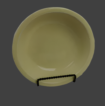 Fiesta Yellow Classic Rim 6 7/8 inch Medium bowl Height 1 7/8 inch holds 19 oz