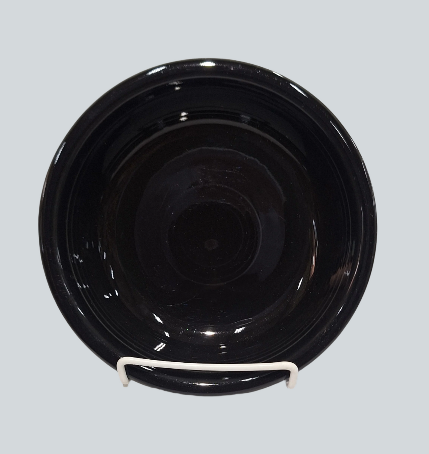 Fiesta Black Classic Rim 6 7/8 inch Medium bowl Height 1 7/8 inch holds 19 oz