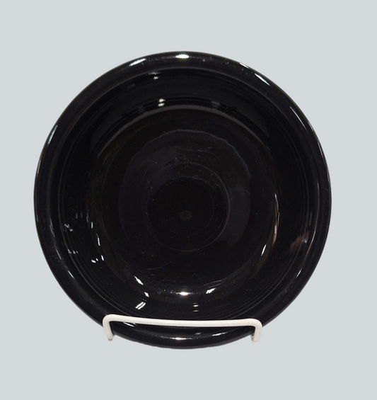 Fiesta Black Classic Rim 6 7/8 inch Medium bowl Height 1 7/8 inch holds 19 oz