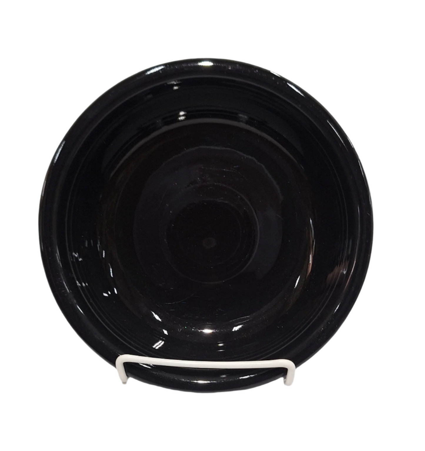 Fiesta Black Classic Rim 6 7/8 inch Medium bowl Height 1 7/8 inch holds 19 oz