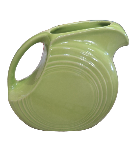 Fiesta Chartreuse Small Disk Pitcher Holds 28 oz