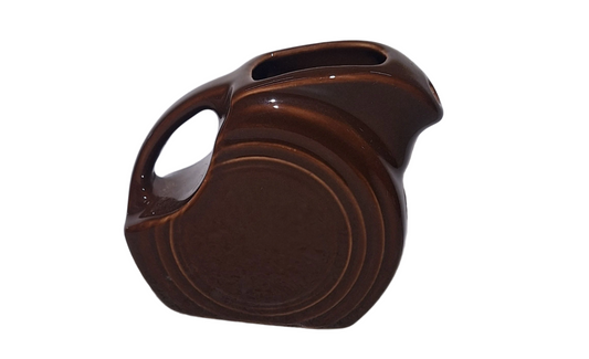 Fiesta Chocolate Mini Disk Pitcher Holds 5 oz
