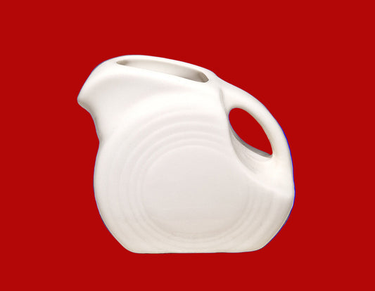 New 2025  Fiesta Linen mini disk pitcher Holds 5 oz.