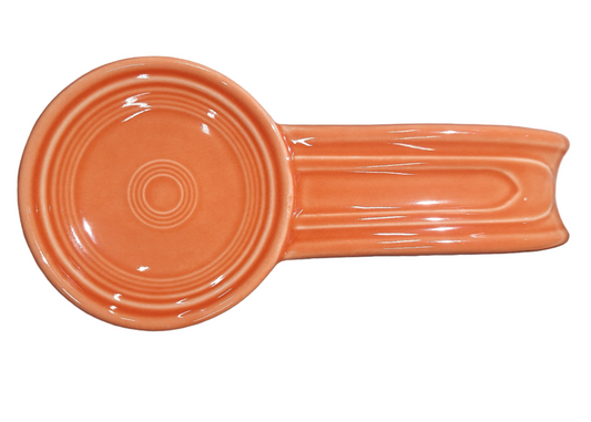 Fiesta Persimmon Spoon Rest 8 in.