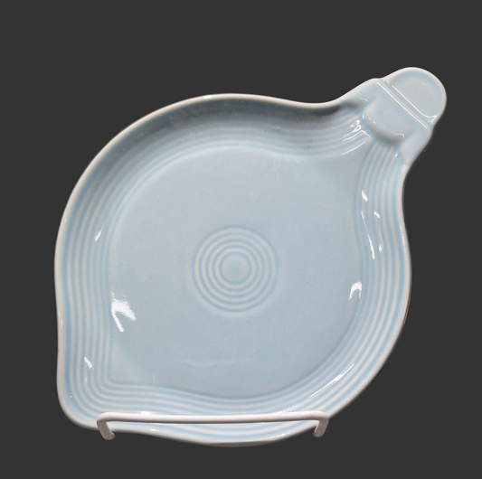 Fiesta Sky Ornament Shaped Plate 8 3/4 in