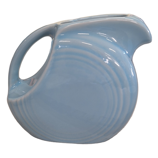 Fiesta Sky Small Disk Pitcher Holds 28 oz