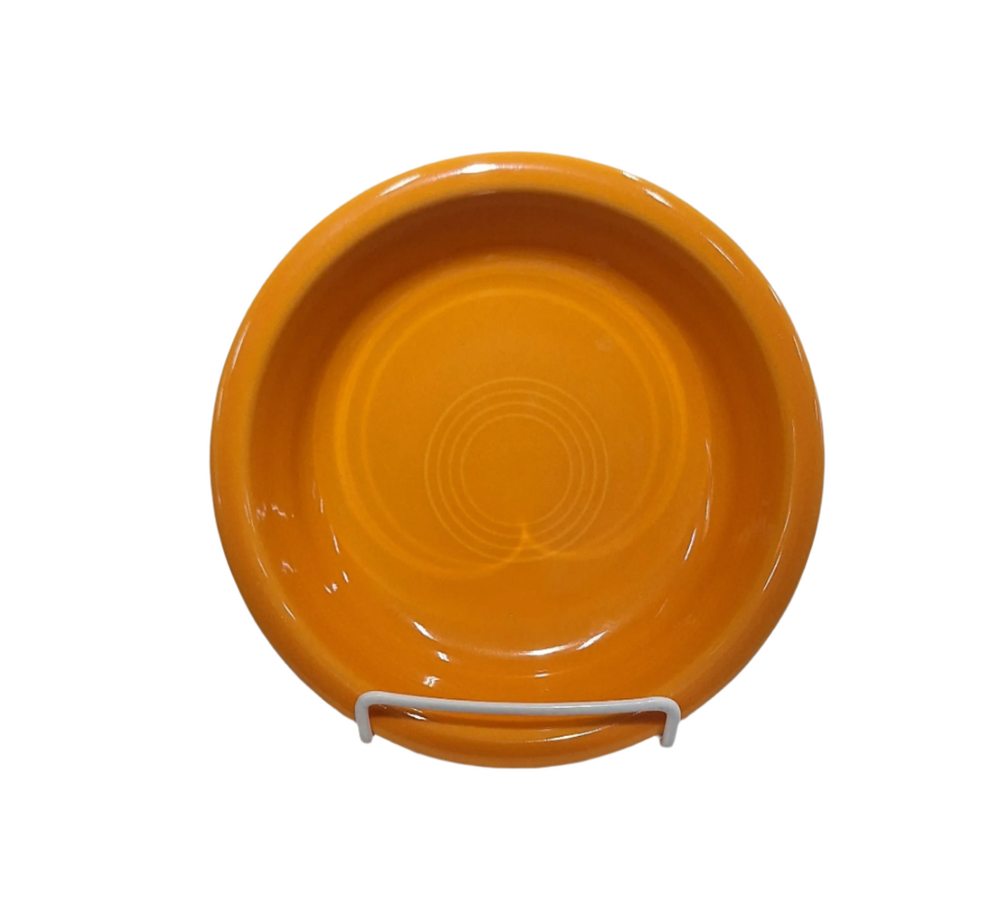 Fiesta Tangerine Classic Rim 6 7/8 inch Medium bowl Height 1 7/8 inch holds 19 oz